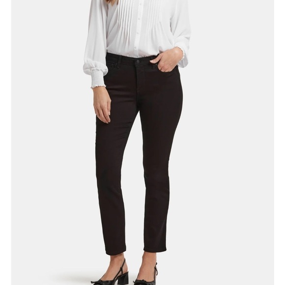 NWT NYDJ Sheri Slim Black - Picture 12 of 14